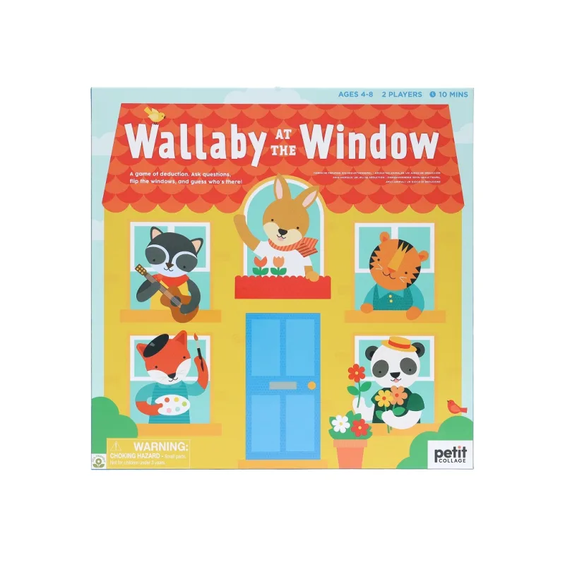 Petitcollage Hra Wallaby pri okne