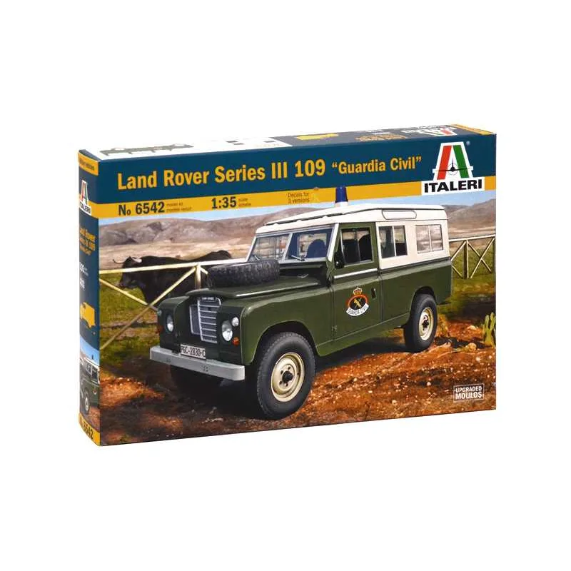 Italeri Model Kit auto 6542 – LAND ROVER III 109 „Guardia Civil“ (1:35)