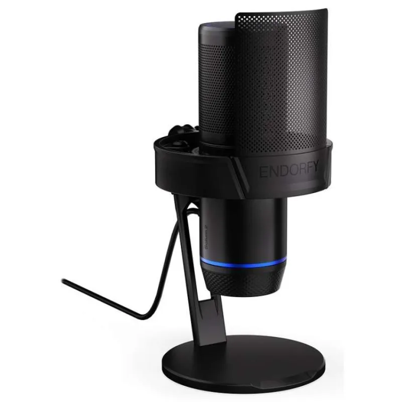 Endorfy mikrofon Solum 2 / kardioidní / LED / pop filtr / shock mount / černý (EY1B018 )