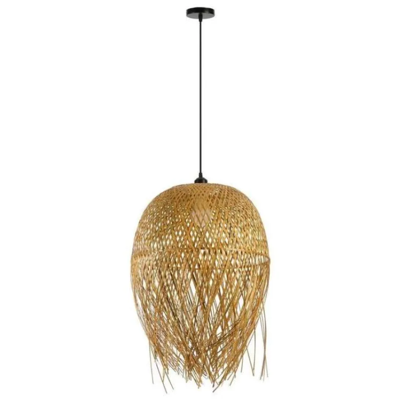 IMMAX BOHO HILO designové závěsné svítidlo, D45cm, E27, bambus (08271L)