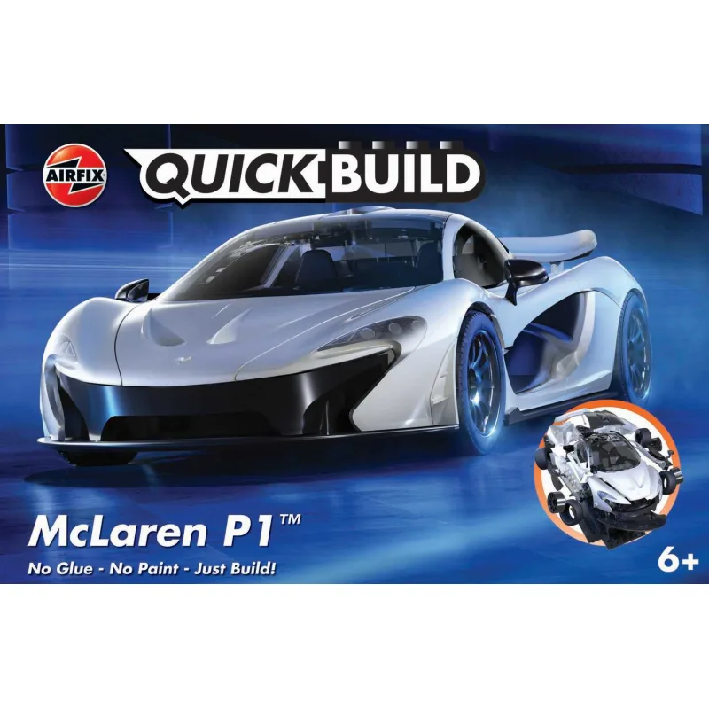 Airfix Quick Build auto J6028 - McLaren P1 - Biela