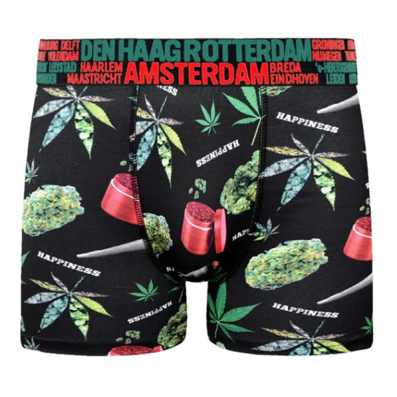 Pánske Boxerky GIANVAGLIA City extra pohodlné - čierna Farba: čierna, Veľkosť: XL