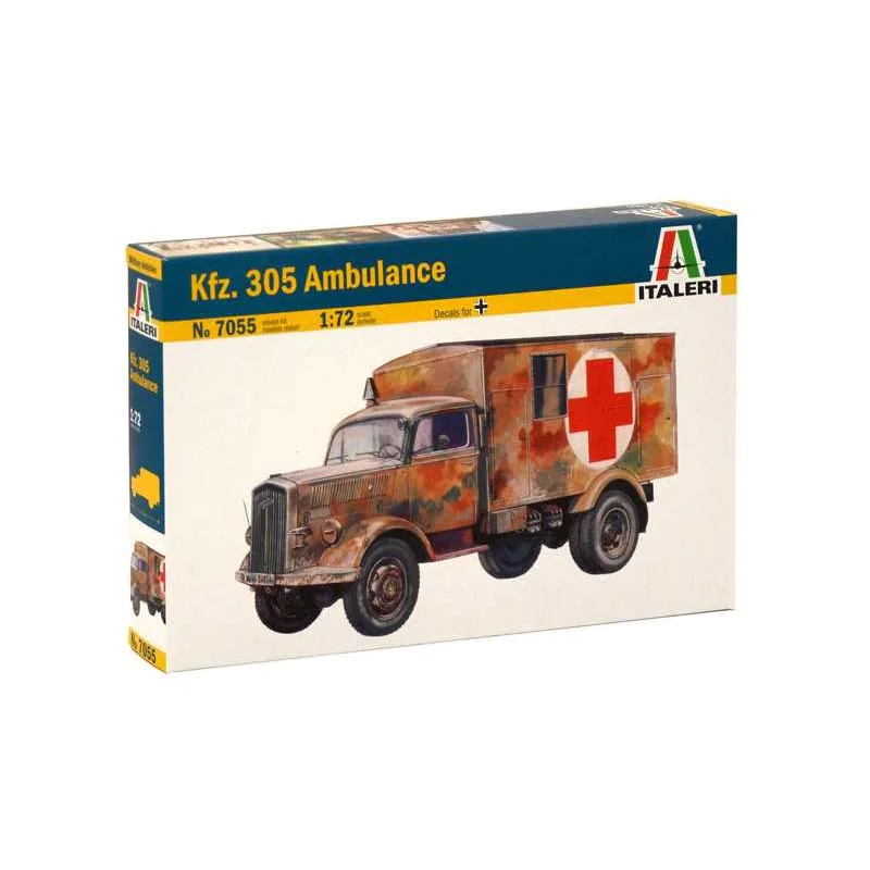 Italeri Model Kit military 7055 - Kfz. 305 AMBULANCIA (1:72)