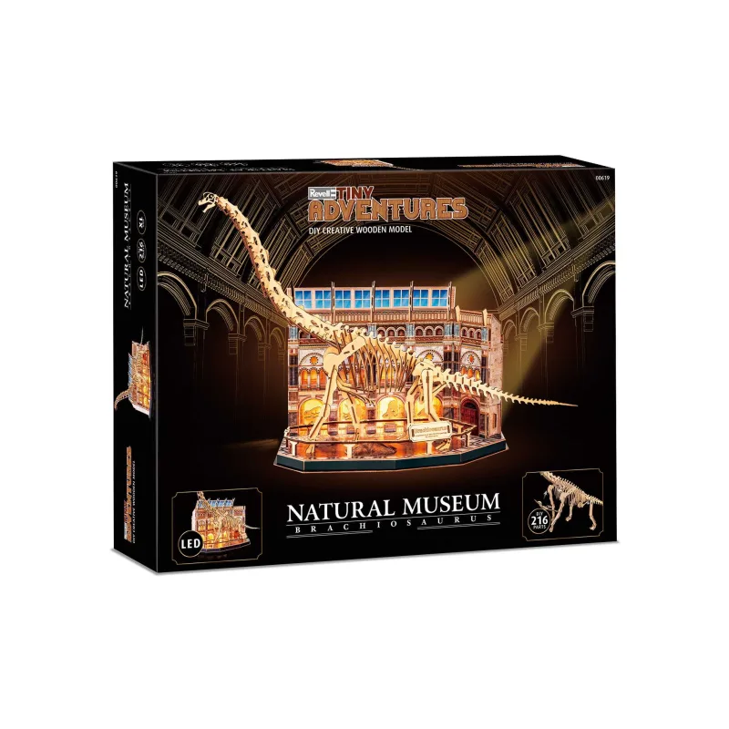 Revell Tiny Adventures REVELL 00619 - Natural Museum "Brachiosaurus"