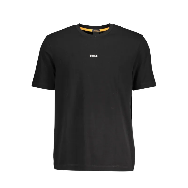 Pánske Tričko s krátkym rukávom BOSS - Čierna Farba: čierna, Veľkosť: 2XL