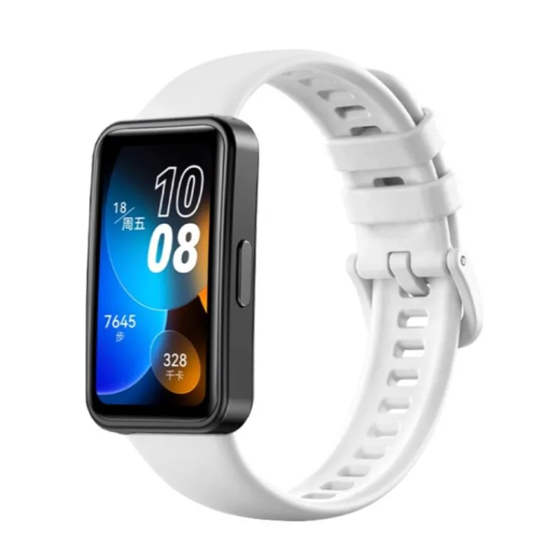 Silikonový řemínek pro Huawei Band 8 - Bílý ESES 1530003753