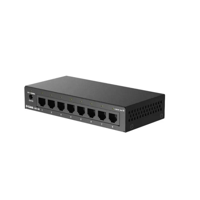D-Link 5-Port Fast Ethernet Unmanaged Desktop Switch, DES-108/V (DES-108/V/E)