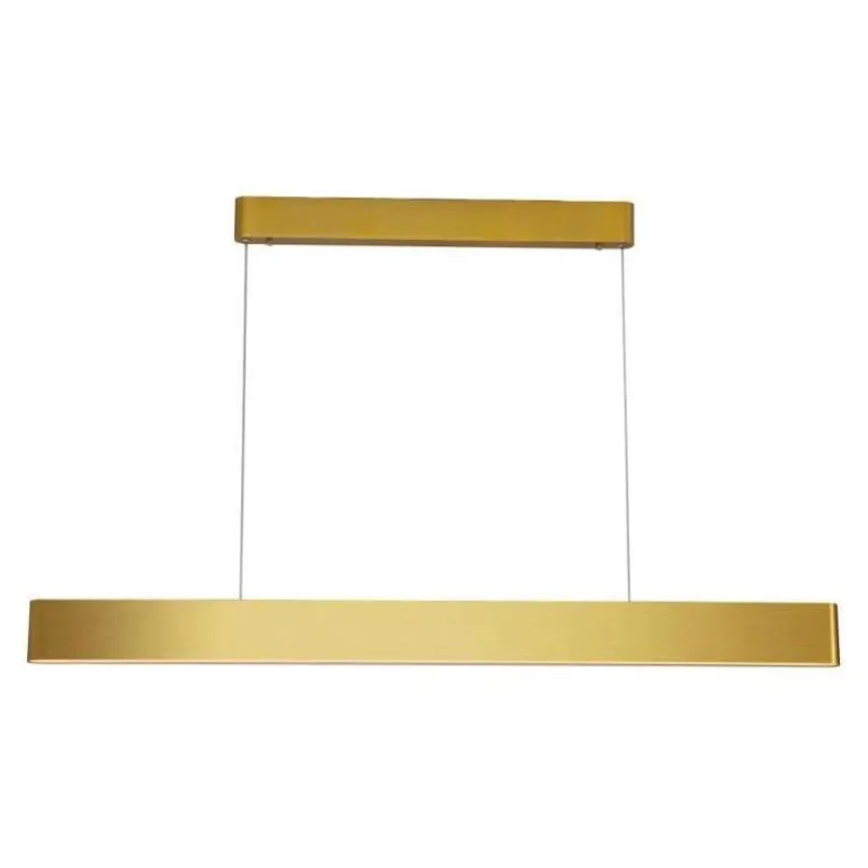 IMMAX NEO MILANO SMART závěsné lineární svítidlo 120cm, CCT 40W/RGB 18W, zlaté Zigbee 3.0, TUYA (07157-G120X)