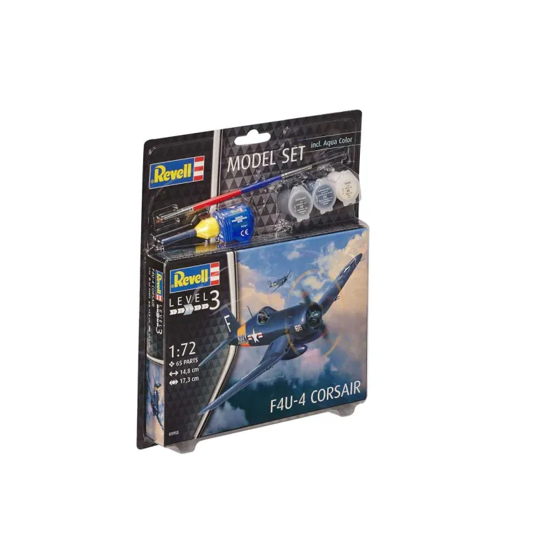 Revell ModelSet lietadlo 63955 - F4U-4 Corsair (1:72)