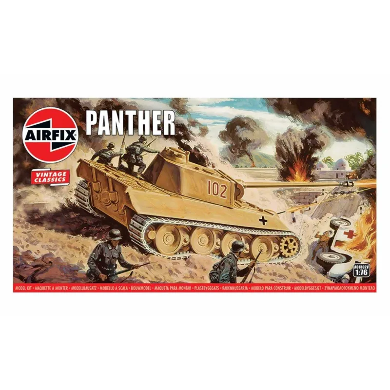 Airfix Classic Kit VINTAGE tank A01302V - Panther (1:76)