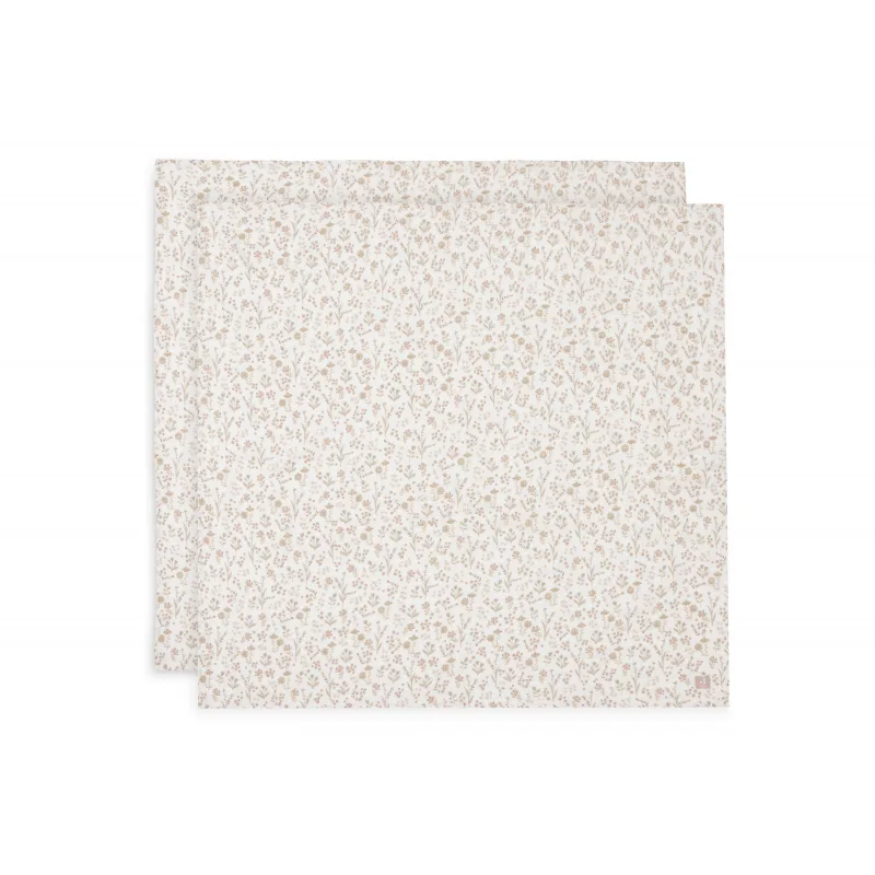 Jollein Plienky zavinovacie 2ks 115x115 cm Bloomy