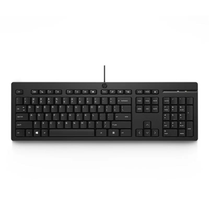 HP 125 G2 USB Wired Keyboard Bulk12 AY2Y7A6#BCM