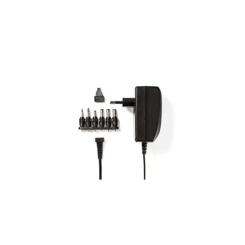 NEDIS univerzální napájecí AC adaptér/ 27 W/ 3 - 12 VDC/ 100 - 240 V AC/ 6 konektorů/ 1,8 m/ černý (ACPA007)