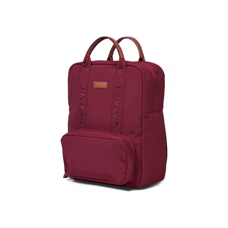 Childhome Prebaľovací batoh Family Club Signature Urban Burgundy