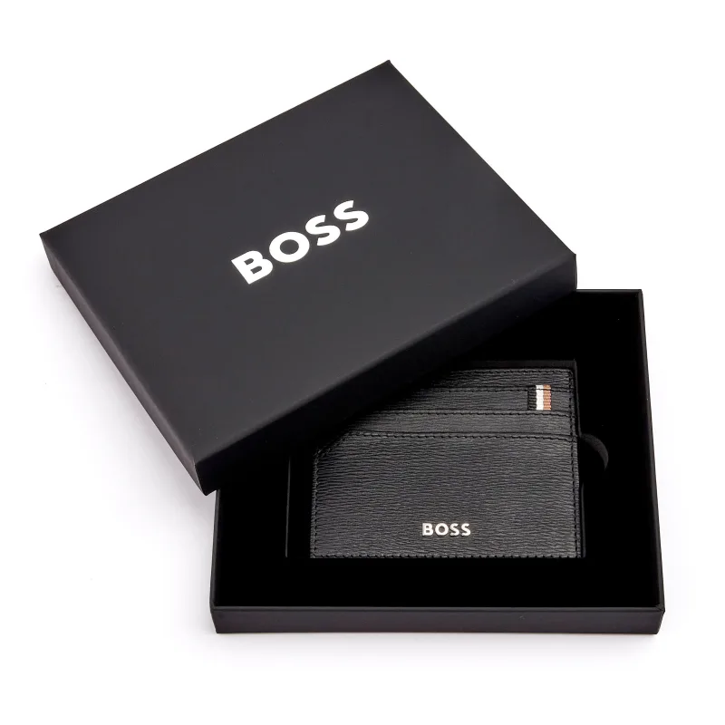 Puzdro na karty Hugo Boss Iconic black HLC421A