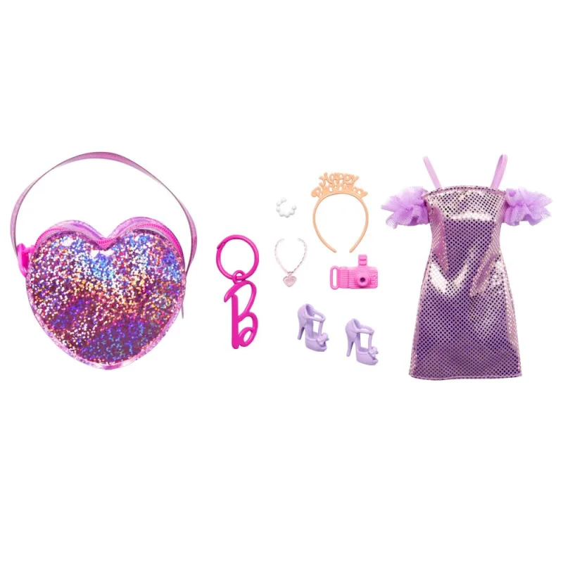 Mattel Barbie batoh/kapsa s oblečením a doplnkami asst