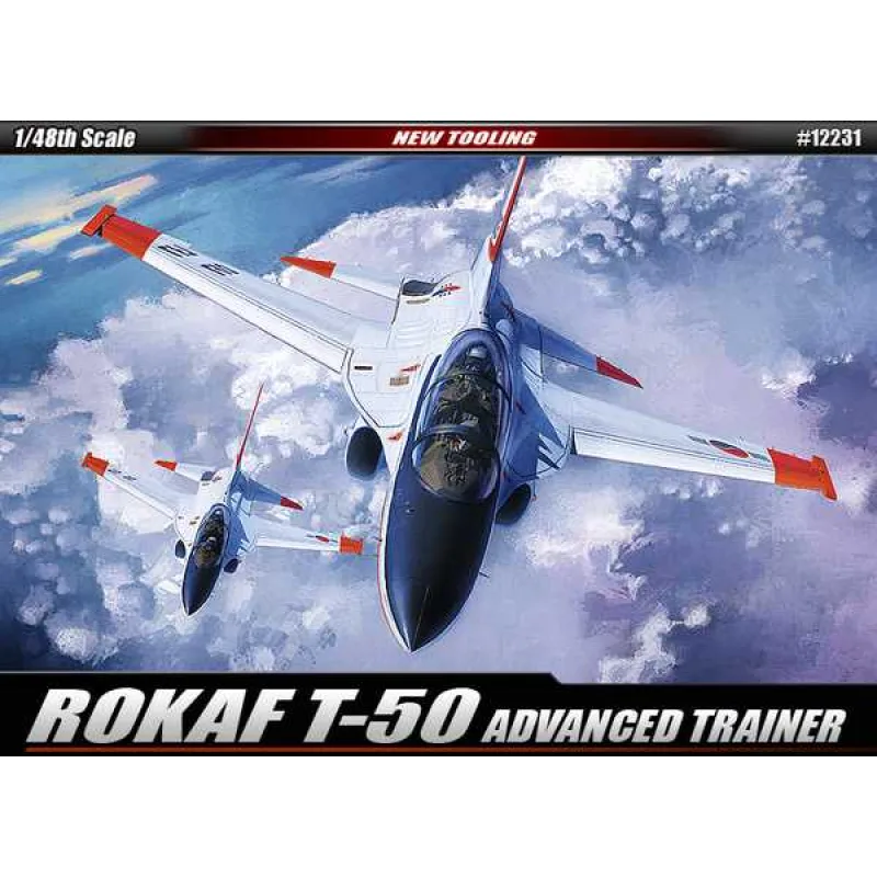 Academy Model Kit lietadlo 12231 - ROKAF T-50 ADVANCED TRAINER (1:48)