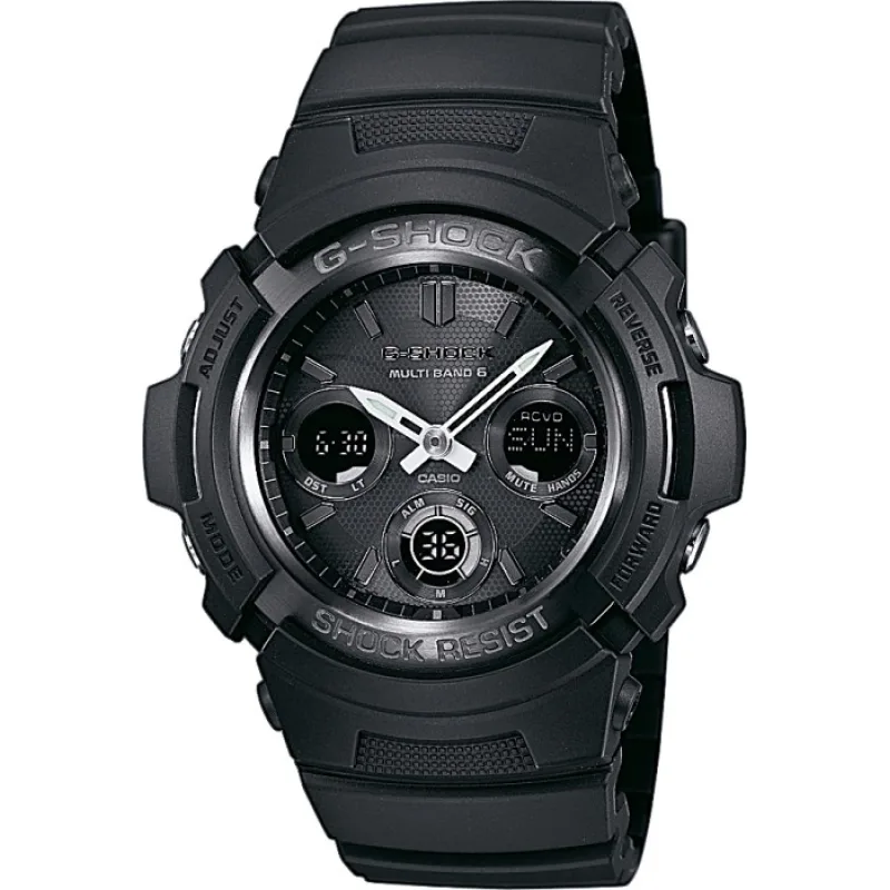 Pánske rádiom riadené nárazuvzdorné hodinky G-SHOCK AWG-M100B-1AER