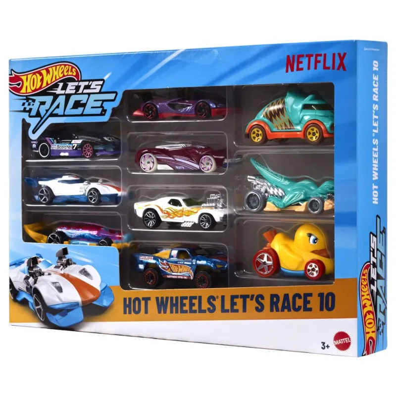 Hot Wheels 10ks angličák závody asst