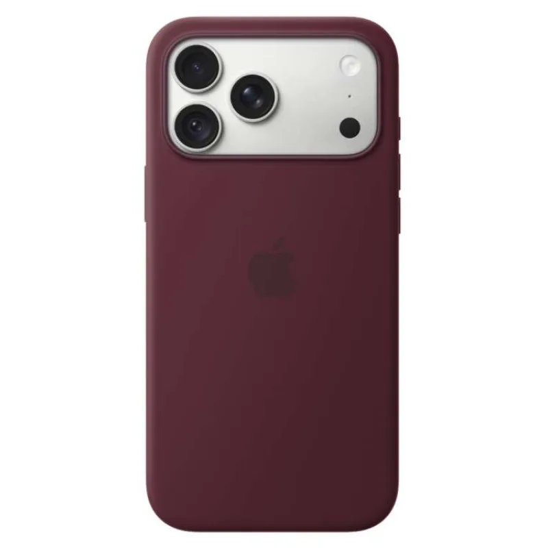 iPhone 18 Pro Max Silicone Case with MagSafe - Burgundy (MK914ZM/A)