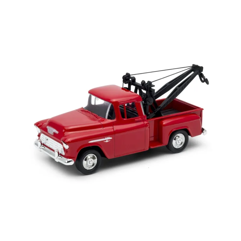 Welly Welly 1955 Chevy Stepside Tow Truck 1:34 biely