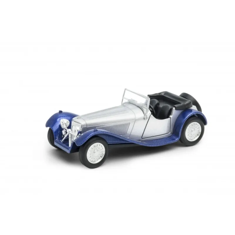 Welly Welly SS Jaguar 100 model 1:34 strieborný