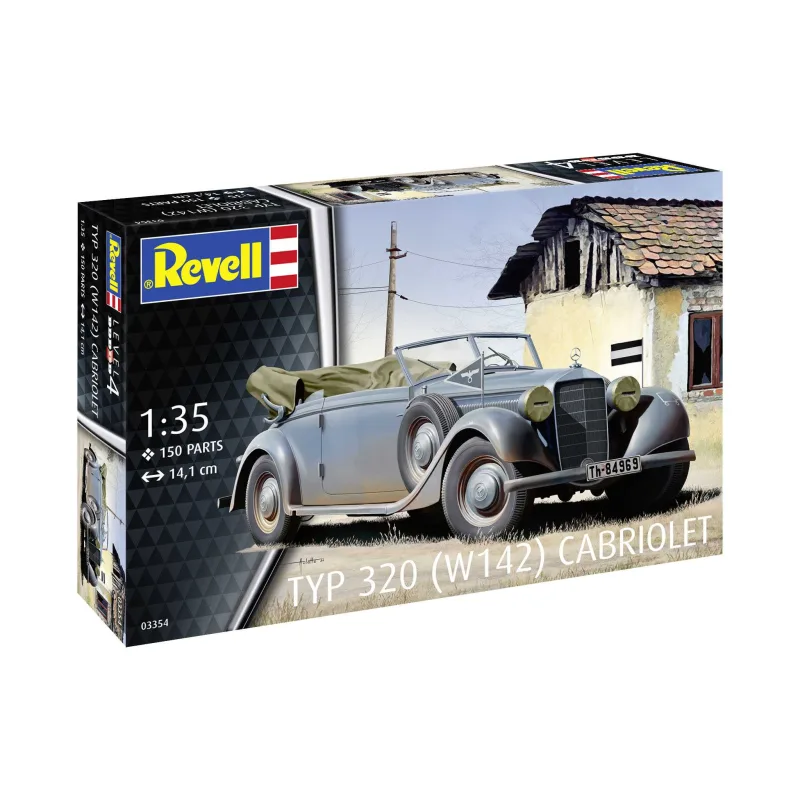 Revell Plastic ModelKit auto 03354 - Typ 320 (W142) Cabriolet (1:35)