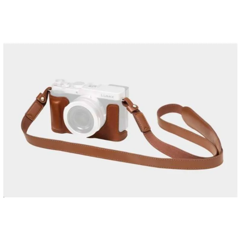 SmallRig 6275 Leather Half Case Kit for Panasonic LUMIX L10 Brown (6275)