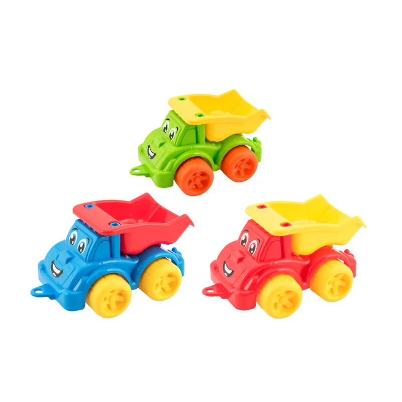 Teddies Auto stavebná sklápačka plast 3 farby 22x13x10cm 12m+