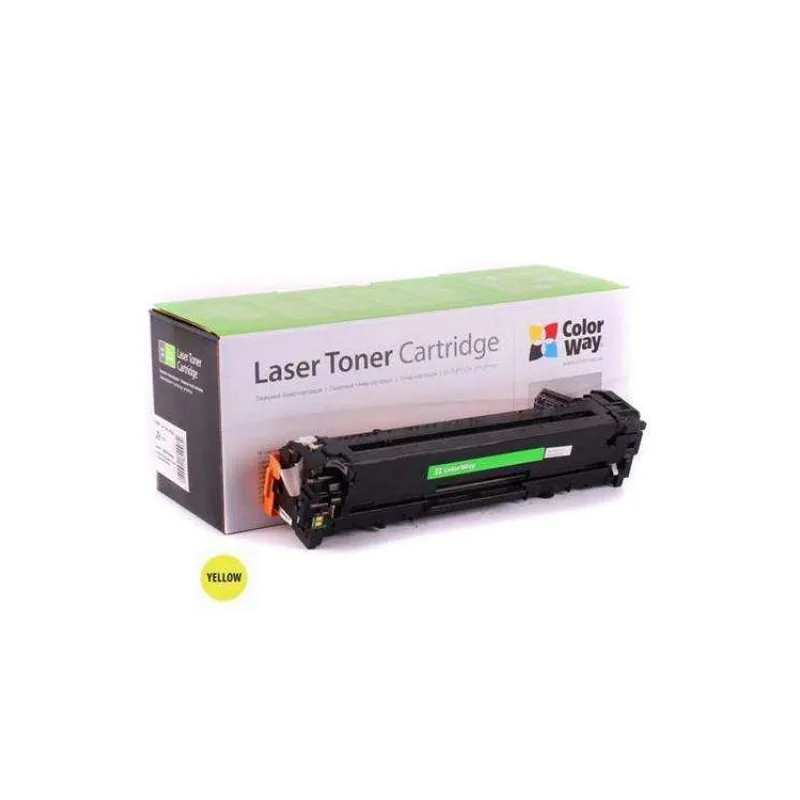 COLORWAY kompatibilní toner pro HP CB542A/ Žlutý/ 1 400 stran (CW-H542YEU)