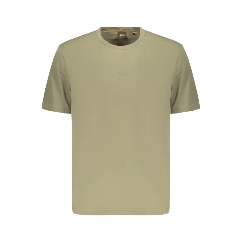 Pánske Tričko s krátkym rukávom BOSS - Zelená Farba: Zelená, Veľkosť: 2XL