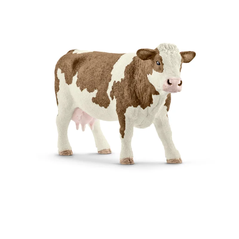 Schleich 13801 Zvieratko - krava simentálska