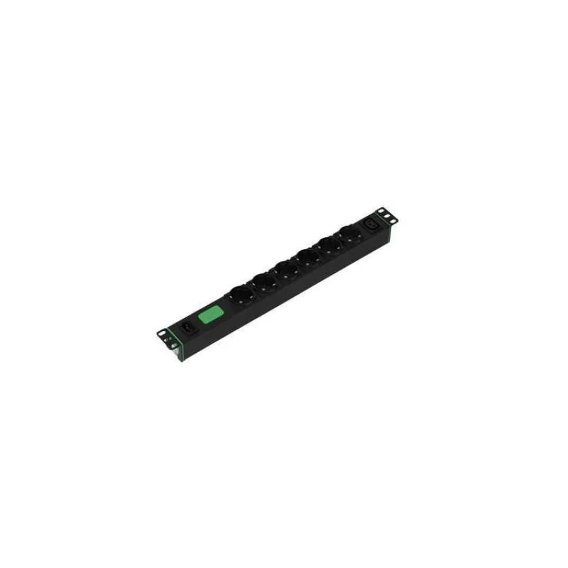 APC Easy PDU Basic 1U 10A 230V C14- (6)Schuko (1)C13 (SEP6104G)