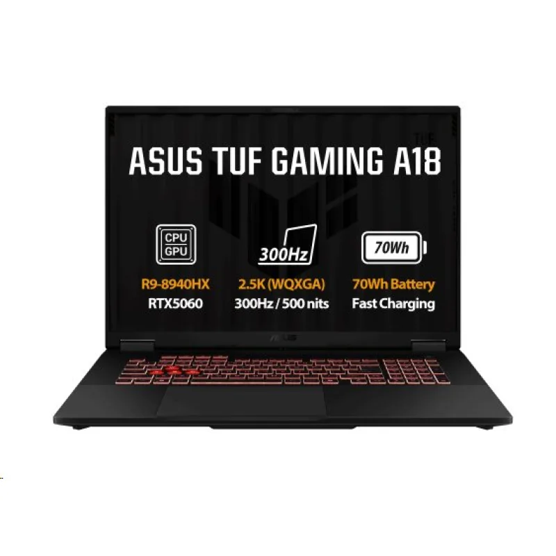 ASUS TUF Gaming A18/ FA808PP-TT010WZ/ R9-8940HX/ 18"/ 2560x1600/ 32GB/…
