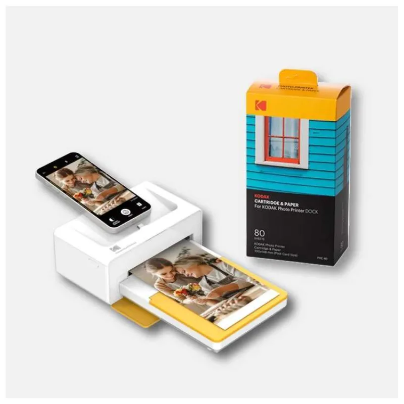 KODAK stolní fototiskárna Dock Plus Retro PD460 žlutá (KOPRIPD460Y)