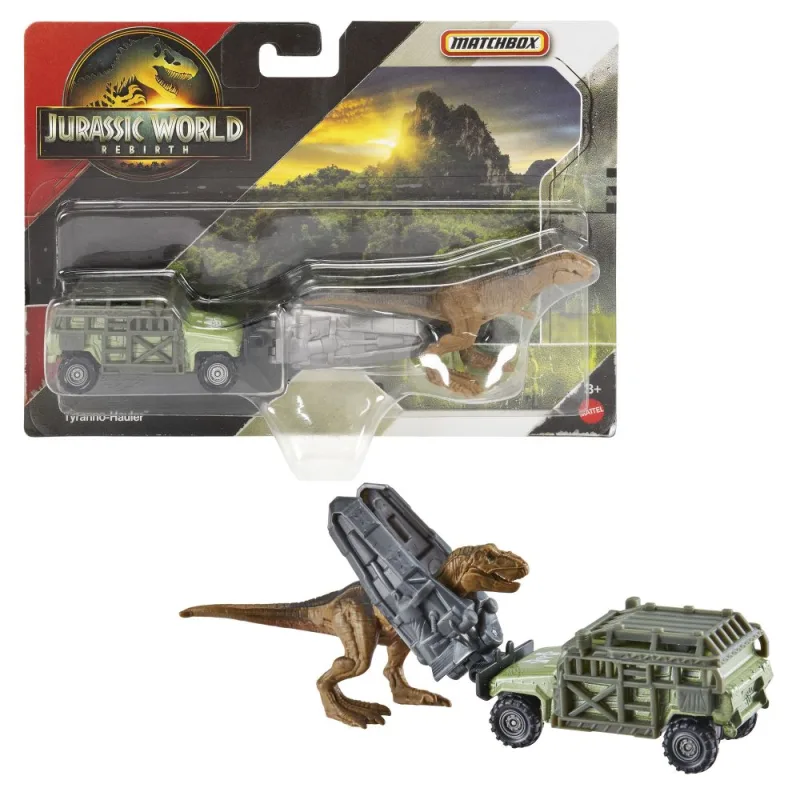 Mattel MB JURSKÝ SVET DINO PREPRAVNÍK ASST