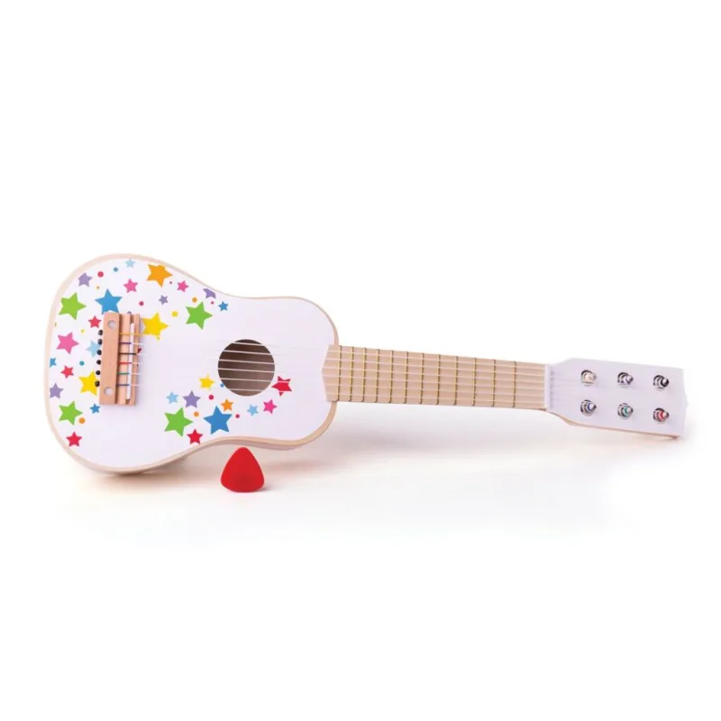 Bigjigs Toys Bigjigs Toys Drevená gitara star - poškodený obal