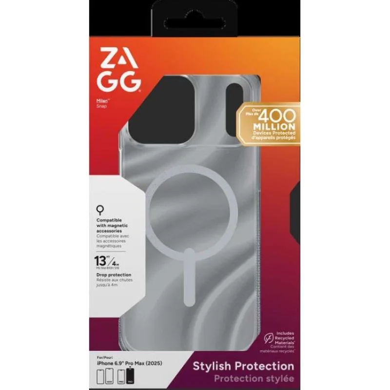 ZAGG Ochranný kryt Milan Snap Apple 17 Pro Max Glitter Swirl (702318995)