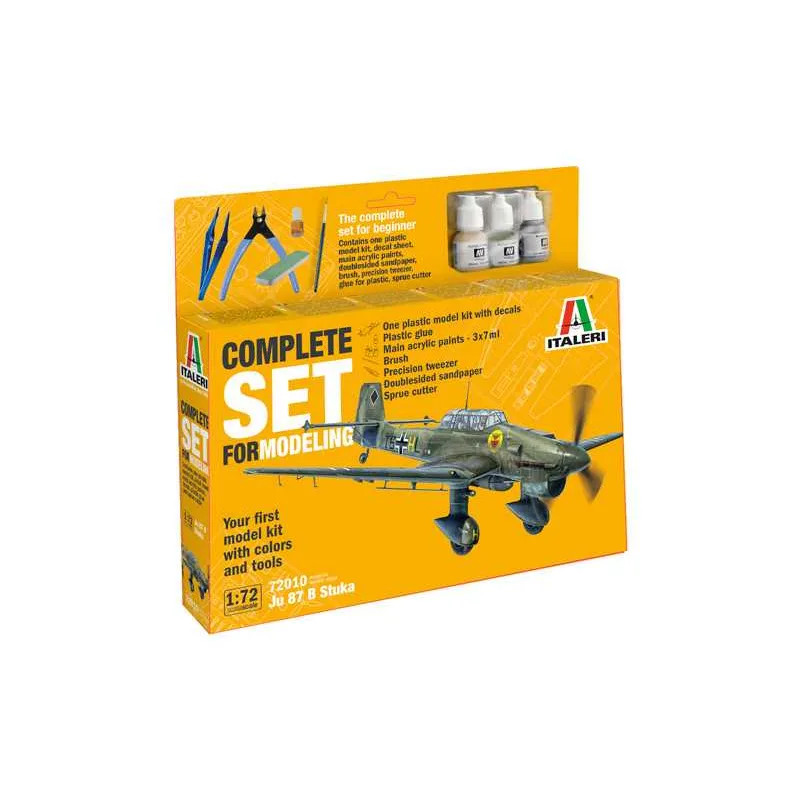 Italeri Model Set lietadlo 72010 - Junker Ju-87B Stuka (1:72)