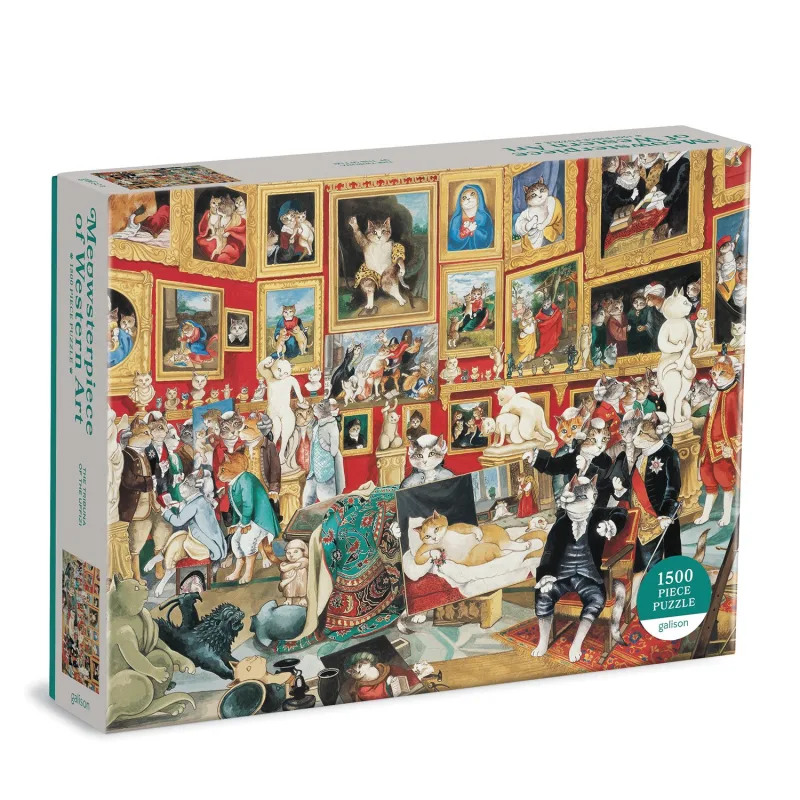 Galison Galison Puzzle Tribuna Uffizi s mačkami 1500 dielikov