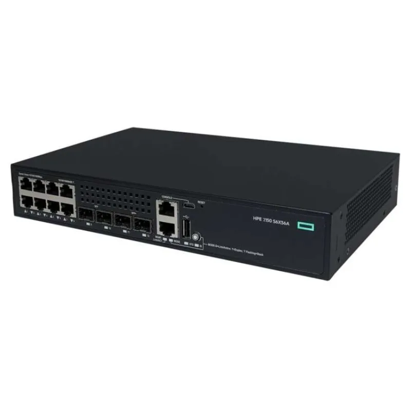 HPE Networking CW 2150 8p 10M/100M/1G 2p SFP 1G 2p SFP+ 1G/10G Switch (S6X56A)