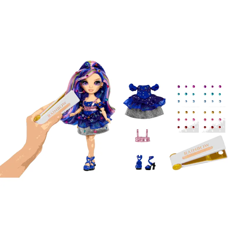 MGA Rainbow High Be Dazzling Fashion bábika - Genevieve Bleue (Blue)