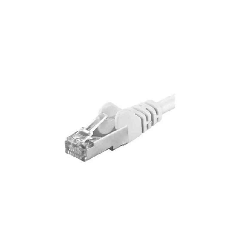 Premiumcord Patch kabel CAT6a S-FTP, RJ45-RJ45, AWG 26/7 5m bílá (sp6asftp050W)