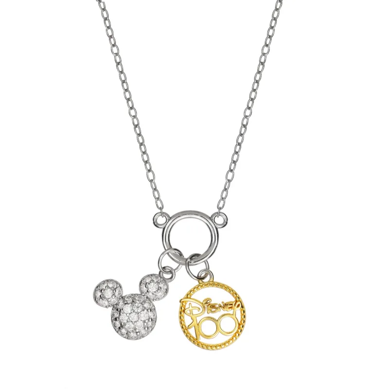 Disney detský náhrdelník Mickey Mouse strieborný NS00058TZWL-157.CS
