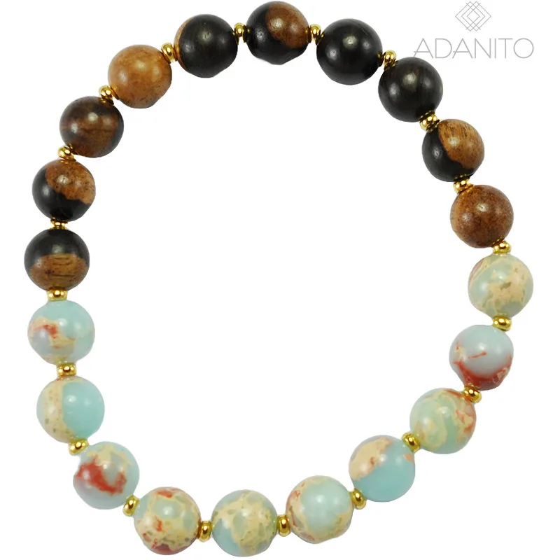 Náramok regalit a drevo ADANITO BK42204RS1