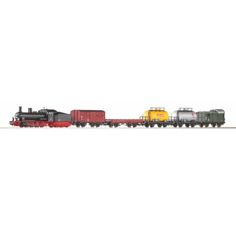 Piko Piko Štartovacia sada Nákladný vlak s parnou lokomotívou BR 55 (G 7.1) DB III - 57123