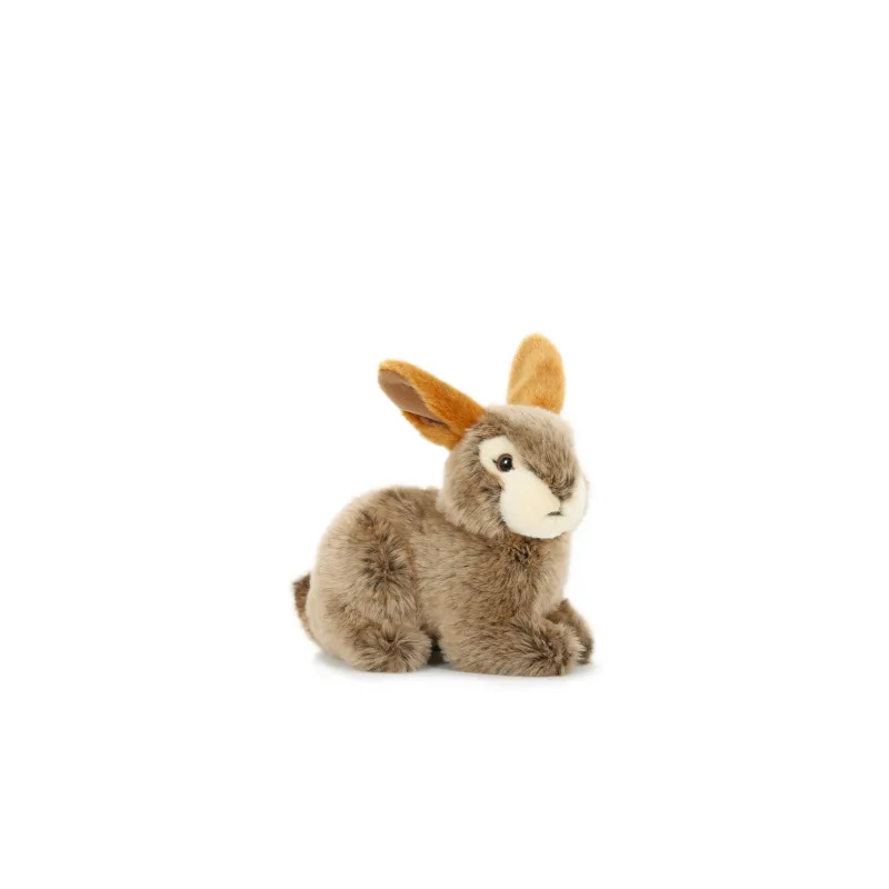 Teddies Zajac plyšový 20cm hnedý 0m+
