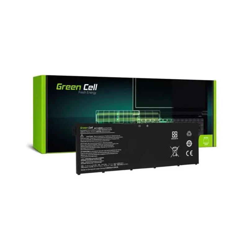 Green Cell Battery AC14B3K AC14B8K for Acer Aspire 5 A515 A517 R15 R5-571T Spin 3 SP315-51 SP513-51 Swift 3 SF314-52 (AC72)