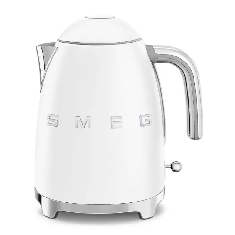 Smeg KLF03WHMEU, rychlovarná konvice, 1,7 l, (7 šálků), 2400 W, styl 50. let, matná bílá (KLF03WHMEU)