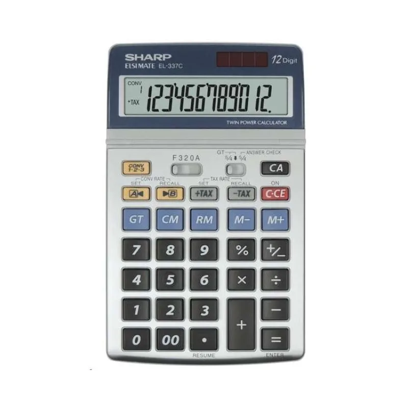 SHARP kalkulačka - EL337C - stříbrná (SH-EL337C)